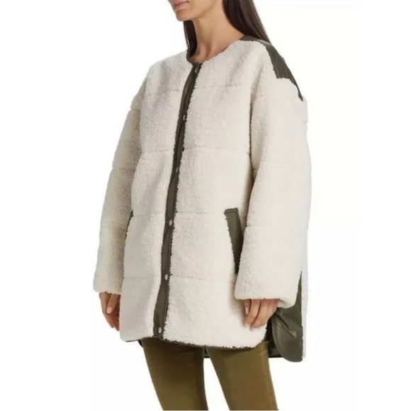 Frame Jackets & Blazers - Frame Oversized Sherpa Army Jacket M